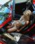автомобиль, кабриолет, трусы, стринги, сверху, феррари, Ferrari, Stefanie Gurzanski