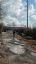 Красноярск, дорога, лужа, воздушный шарик, сердце, небо, облака, столб, провода, рюкзак