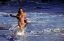 голая, волны, пена, вода, Kyla Cole