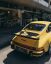 автомобиль, классика, ретро, Porsche, кафе, поднос, подставка, стакан, бокал, кружка, желтый, спойлер