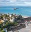 Франция, Сен-Мало. Saint-Malo, дома, здания, город, океан