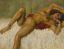Марсель Рене Херрфельд, Marcel Rene Herrfeldt, erotic images of women , Лежащая обнаженная на ковре, браслеты, мех, шкура, подушка, картина