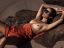 Carolyn Murphy, пляж, песок, очки, платье
