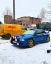 автомобиль, фары, фургон, снег, DHL, Subaru