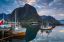 горы, море, Норвегия, Лофотенские острова