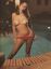Sally Sheffield, Playboy, бассейн, бикини, ретро, капли, мокрая