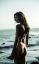 Ciara Christensen, голая, попа, капли, соски, берег, море, побережье, пляж