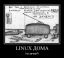 Linux, линукс, троллейбус, хлеб, демотиватор