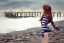 Cosplay, море, девушка, рыжая