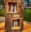 дерево, книги, полка