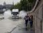 вода, грузовик, брызги, бегом