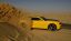 chevrolet, camaro, пустыня, песок, жёлтый, автомобиль