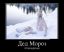 дед мороз, пробуждение, демотиватор, снег