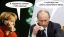 Путин, Меркель, санкции, рубль