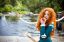 Brave, Храбрая сердцем, косплей, Мерида, Merida, рыжая, девушка, яблоко, Феникс, Мария, Фаталист