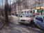 мерседес, парковка, тротуар, чехия