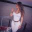 Белое, бёдра, цепочка, браслет, пирс, вода, перила, ремень, Kathy Ferreiro